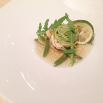 ラ・ブラッスリーシェ松尾 - 2014/08/☆  前菜のジュンサイ〜