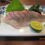 寿し処伊木 - 14/8 しまあじ刺身