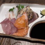 力丸 炉ばた焼 煉瓦 力丸亭 - ✖️刺身4点盛り　660円