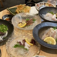 梅田 鮨割烹のの - 生タコ、ホタルイカ、タイなどどれも絶品