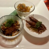 虎景軒 - 料理長のおすすめ　本日の前菜３種盛り合わせ