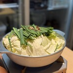 地鶏と魚串 炙りもつ鍋 にこん - 