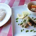 イタリアンサンマルコ - 日替わりﾗﾝﾁ820円☆ﾒｲﾝ·ﾊﾟﾝorﾗｲｽ☆8/21