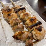 浜焼き海鮮居酒屋 大庄水産 - ジャンボ焼鳥(2串)@420