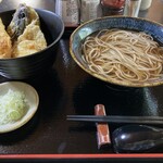 蕎寿庵 - 温かい蕎麦・天丼セット