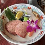 游玄亭 - 月会席の焼肉前半戦♪