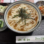 水沢手打ちうどん 三升屋 - かけうどん
