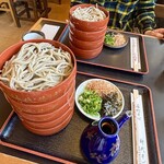 手打 神代そば - 割子そば（5枚）