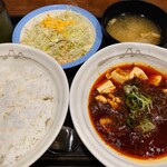 松屋 - 【期間限定】本格四川風麻婆豆腐定食