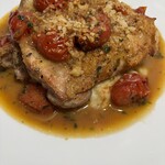 HOFF - 大山鶏のロースト　ポテトピューレとトマトビネガーソース