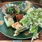 比良山荘 - 前菜盛り