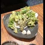 菜食健美 里味 - 敢えて、うすごろも、で、揚げて出してくれました　　理想的に揚げ方です　byまみこまみこ