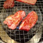 焼肉 九田家 - 和牛カルビランチ1,100円（ランチ定食は、ビュッフェ食べ放題）