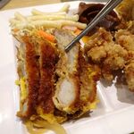 焼肉 九田家 - 和牛カルビランチ1,100円（ランチ定食は、ビュッフェ食べ放題）