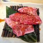 焼肉 九田家 - 和牛カルビランチ1,100円（ランチ定食は、ビュッフェ食べ放題）