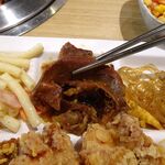 焼肉 九田家 - 和牛カルビランチ1,100円（ランチ定食は、ビュッフェ食べ放題）