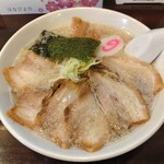 麺工房 華みずき - ギトギトラーメン（塩）チャーシュー増し