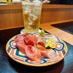 柳橋惣菜 ふく田 - お刺身盛り合わせ