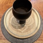 jinen. - 桜エビのコンソメ仕立てスープ