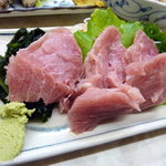 一平 - 絶品！まぐろのうてん刺し（450円）