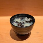 SUSHI TOKYO TEN、 - しじみの味噌汁