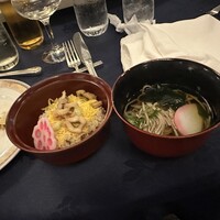 ホテルグランヴィア岡山 - アナゴ飯と温そば
