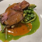 uto - 肉／　子羊　青豌豆（あおえんどう）