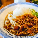 ヨコクラうどん - なめこおろしぶっかけ