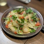 なぎさのハンバーガー - 本日の鮮魚と鎌倉野菜のサラダ仕立て