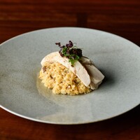 鹿児島県産 桜島どりと黒トリュフのリゾット（フライングホグ風けいはん）