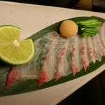 名古屋 浅田 - ８月　造り：しまアジ薄造り