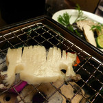 名古屋 浅田 - あわびを炭火で自分で炙る