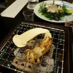 名古屋 浅田 - 松茸を炭火で自分で炙る