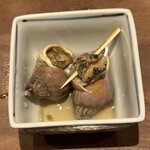 藁焼 みかん - 貝の旨煮