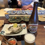 藁焼 みかん - ビール瓶の上に風船できて可愛い笑