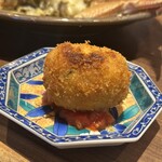 藁焼 みかん - カニクリームコロッケ