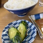 江ちゃんラーメン - 漬物も…好き！