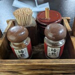 報徳庵 - テーブル調味料