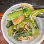 漁 - こまつ菜の煮たやつ