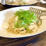 ピッツエリアバール　CACTUS　D'ORO - ・真鯛と九条ネギのペペロンチーノ　スパゲッティー