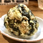 むこのっそん - 高菜と豚ミンチおにぎり