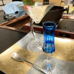 松阪亭 三澤 - 杏仁アイス 魔王がけ