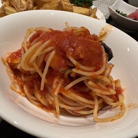 オールデイダイニング リモネ(リーガロイヤルホテル大阪) - スパゲッティペスカトーレ（シェア後）