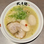 三麺流 武者麺 - 鶏塩そばあっさり＋味玉