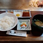 磐梯 - ご飯＋お味噌＋漬物