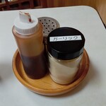 ｶｰﾌﾟお好み焼 - 卓上味変アイテム