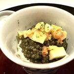 TOMONO - 【 ホワイトアスパラのリゾット 】キャビアのせ