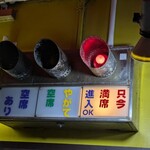 ジャッキー ステーキハウス - 店頭には信号機