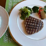 レストランテ 風 - アルガッサーダ　 (特選和牛フィレ肉の網焼き)