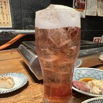 ホルモン湯田のじゃん横 - カシス&ざくろ酢